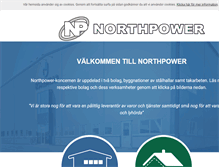 Tablet Screenshot of northpower.se